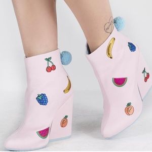 YRU JEM - SEX + ICE CREAM FRUITY HEELS
